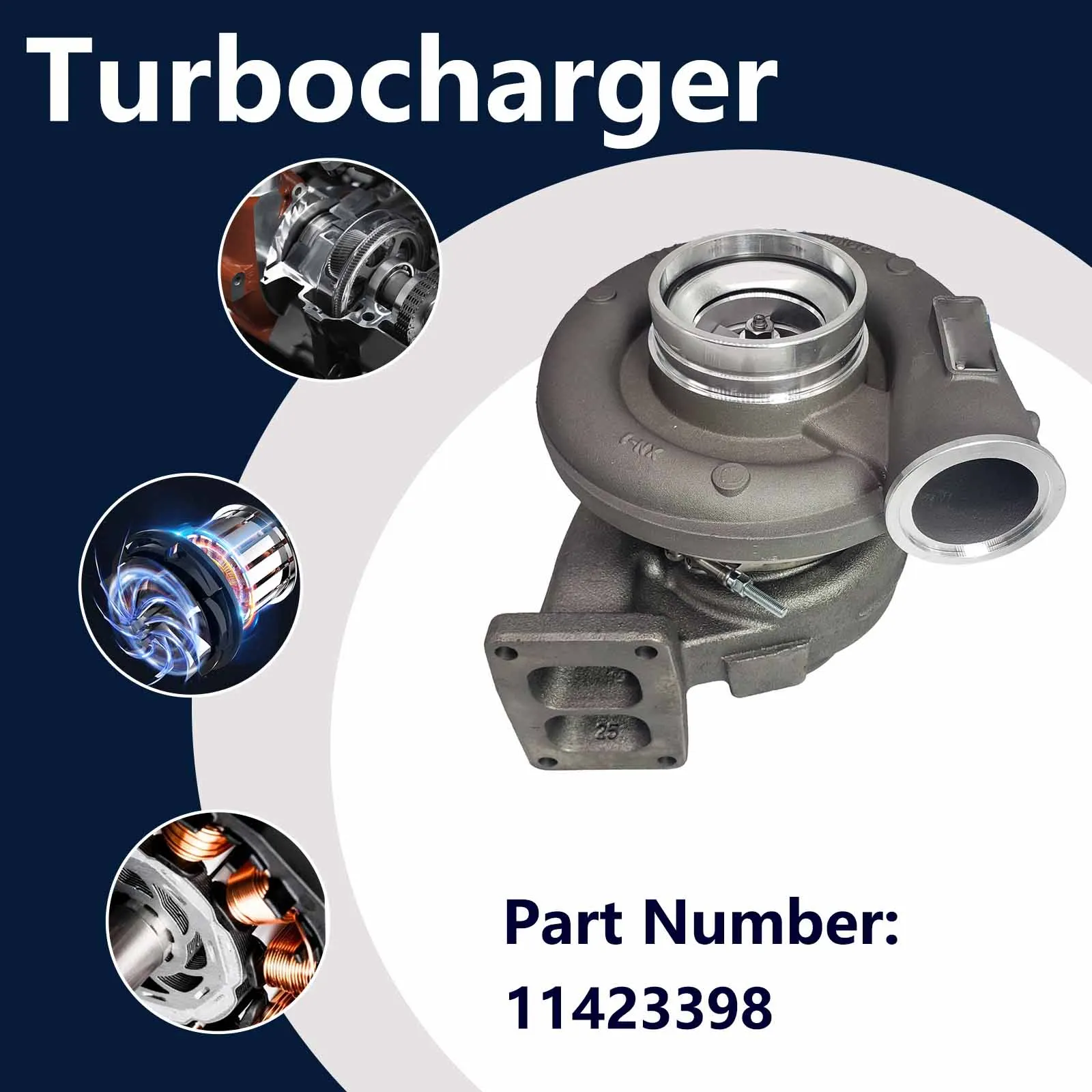 Turbocharger Turbo 11423397 For VOLVO EC330B EC360B EC360C EC461B