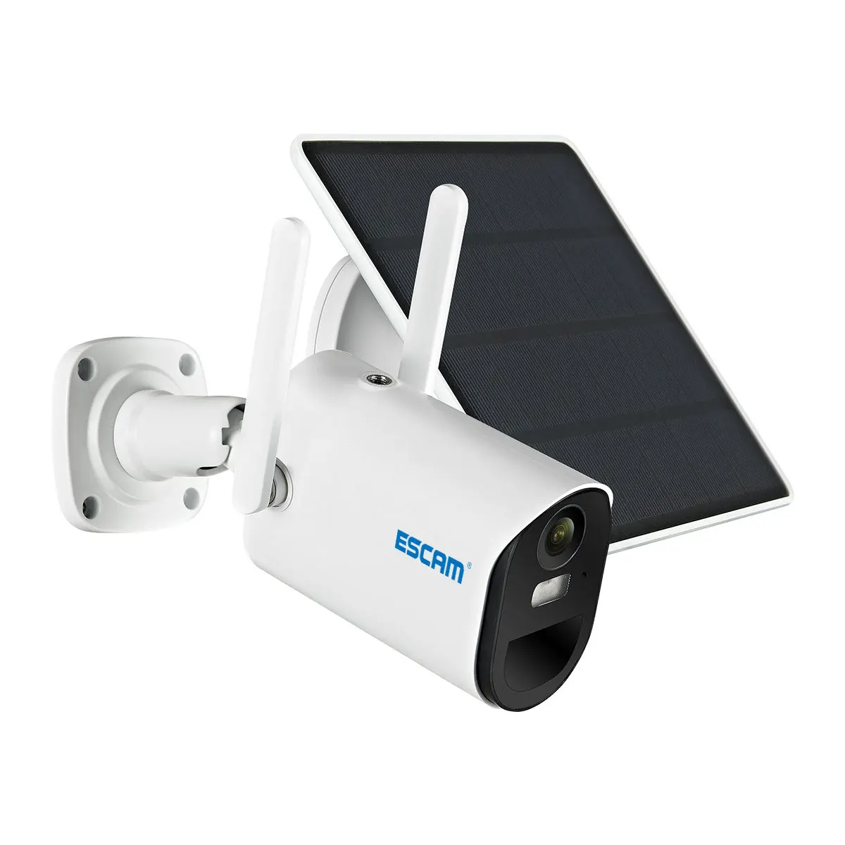 QF290 escam 1080P ที่เก็บข้อมูลบนคลาวด์ WIFI แบตเตอรี่ PIR ปลุกกล้อง IP พร้อมแผงโซล่าสีเต็มรูปแบบการมองเห็นได้ในเวลากลางคืน IP66เสียงสองทาง