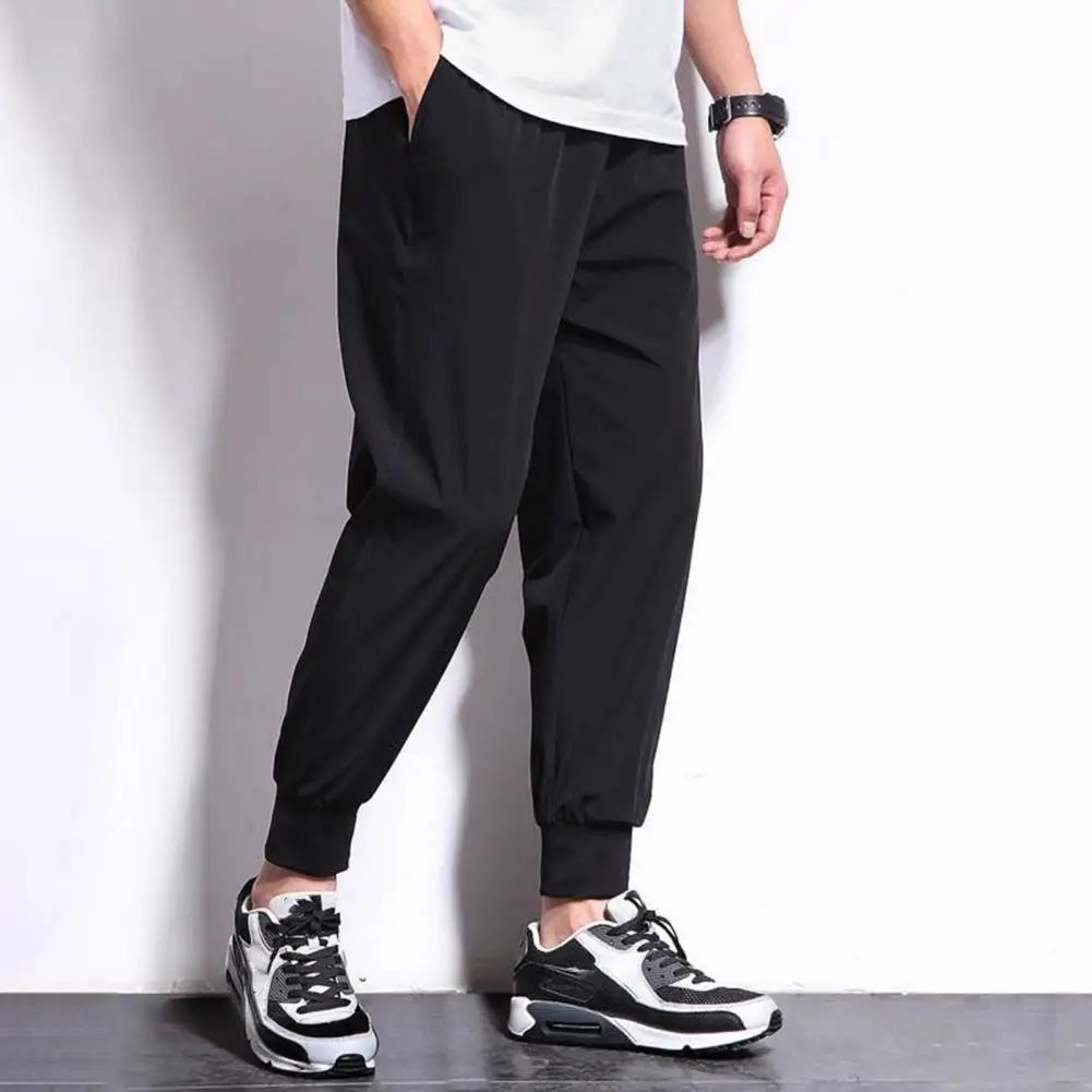 Мужские брюки из полиэстера Универсальные мужские спортивные брюки стильные дышащие удобные брюки для активного образа жизни