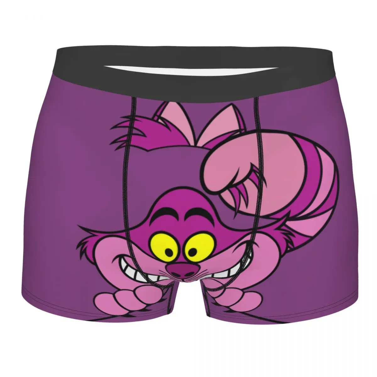 

Male Cool Cartoon Manga Cheshire Cat Smile Underwear Boxer Briefs Men Stretch Shorts Underpants