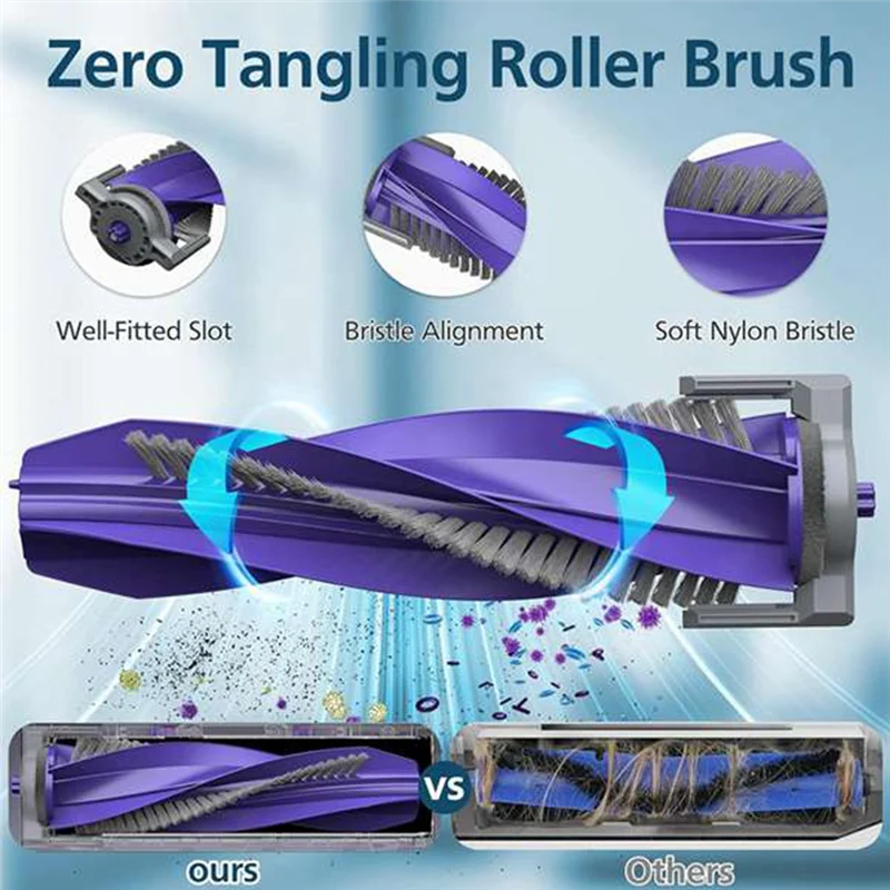 

Promotion! For Narwal Freo X Plus Robot Vacuum Cleaner Parts Main Side Brush Hepa Filter Mop Pads Dust Bags Spare Attachments