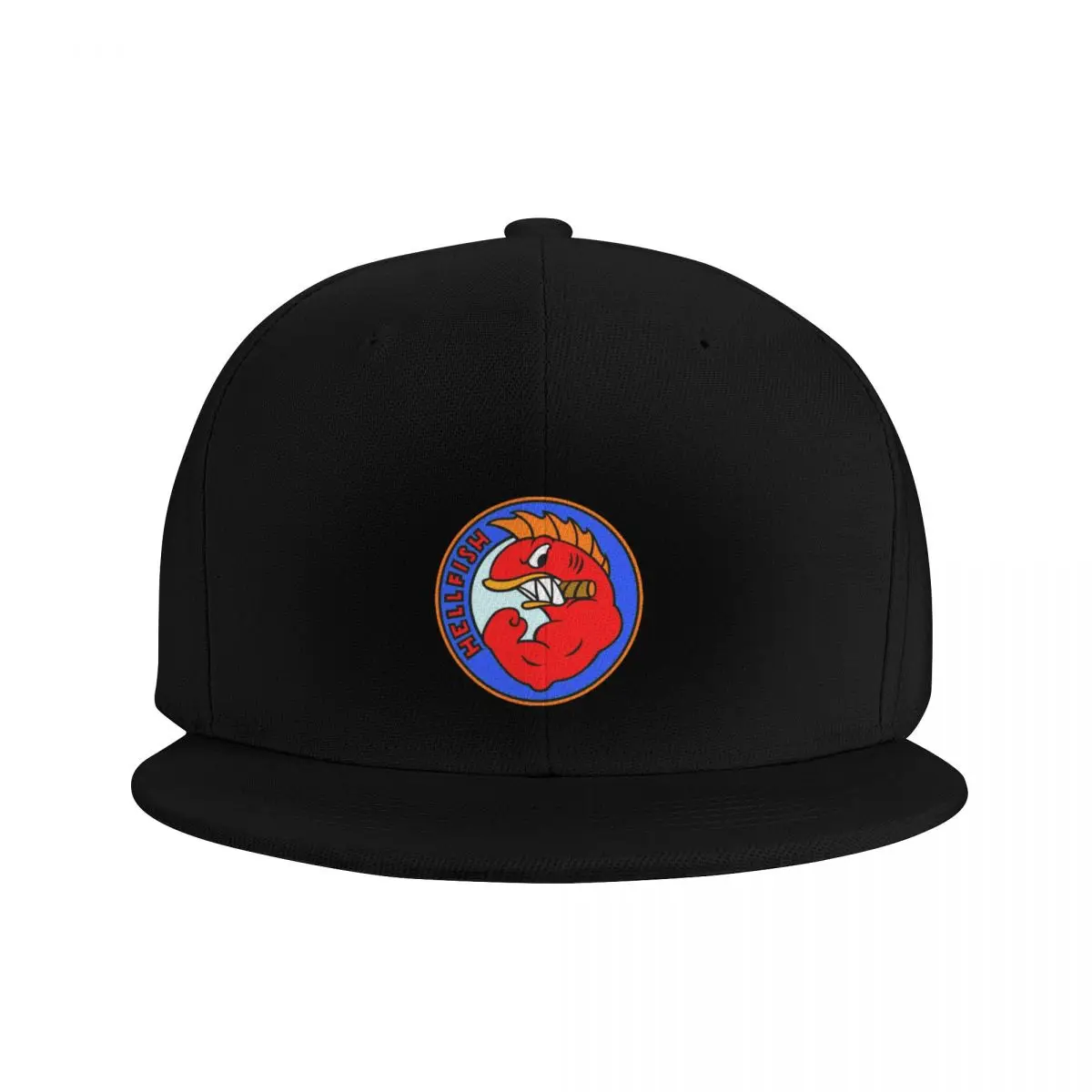 The Fighting Hellfish Logo Red and Blue Baseball Cap dad hat Sports Cap Girl Men's