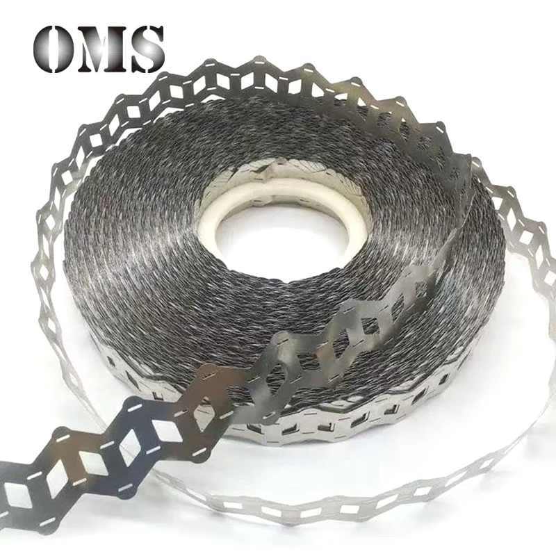 10M/Roll Nickel Plating Strip W Shape 2P Nickel Straps For 18650 Lithium Battery No Need Bracket Welding Nickel Plated Belt