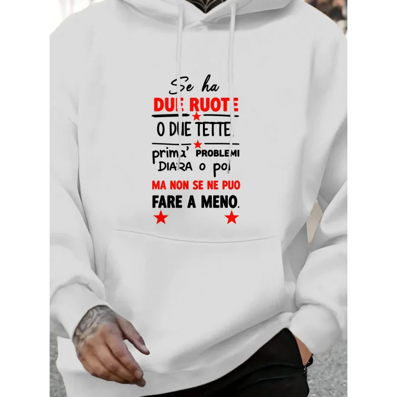 Men's Hoodie White …