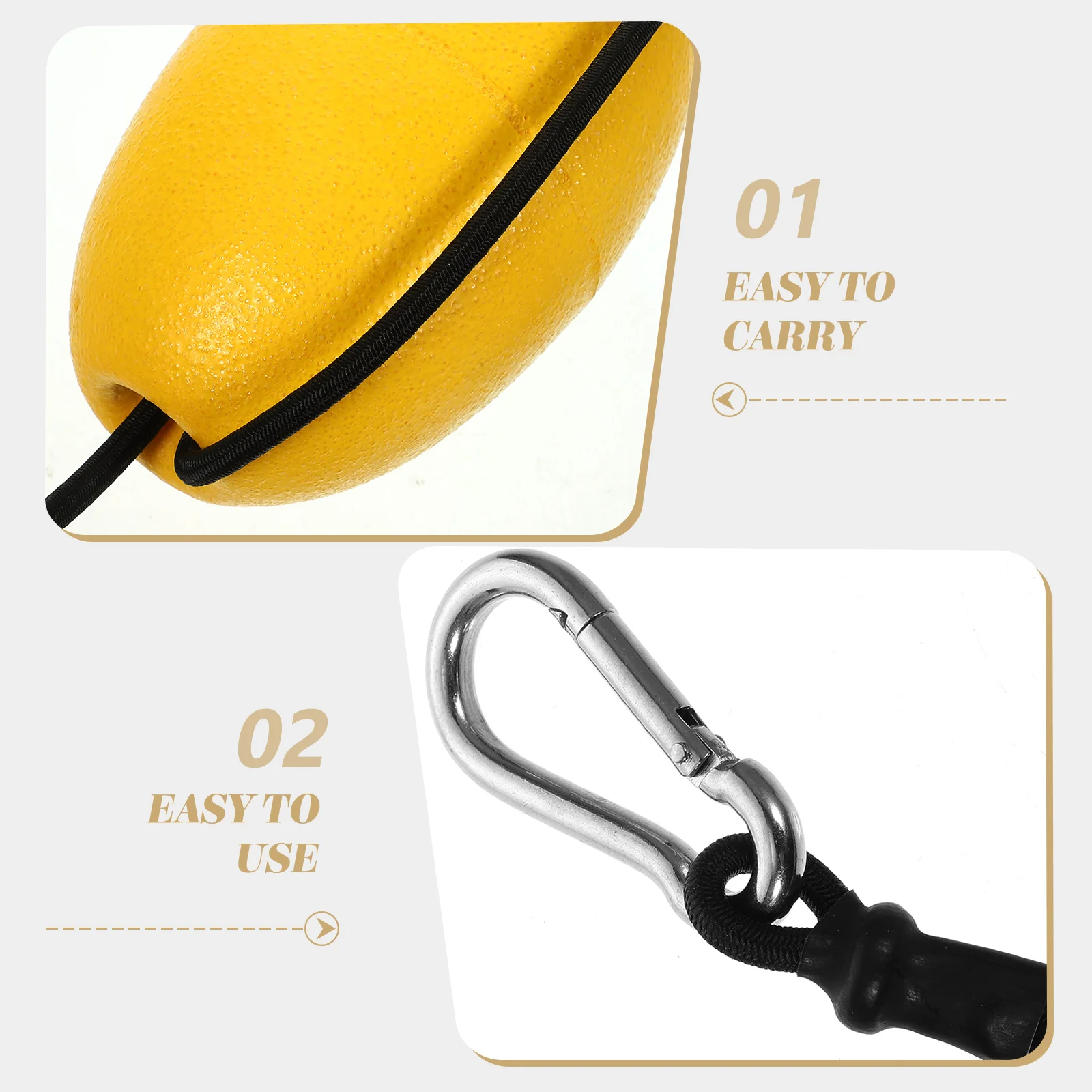 

Marine Rope Tow Line Buoy Ball Float Leash Harness Ocean Fishing Kayak Boat Anchor Fishing Supplies Floating Floats Float Leash