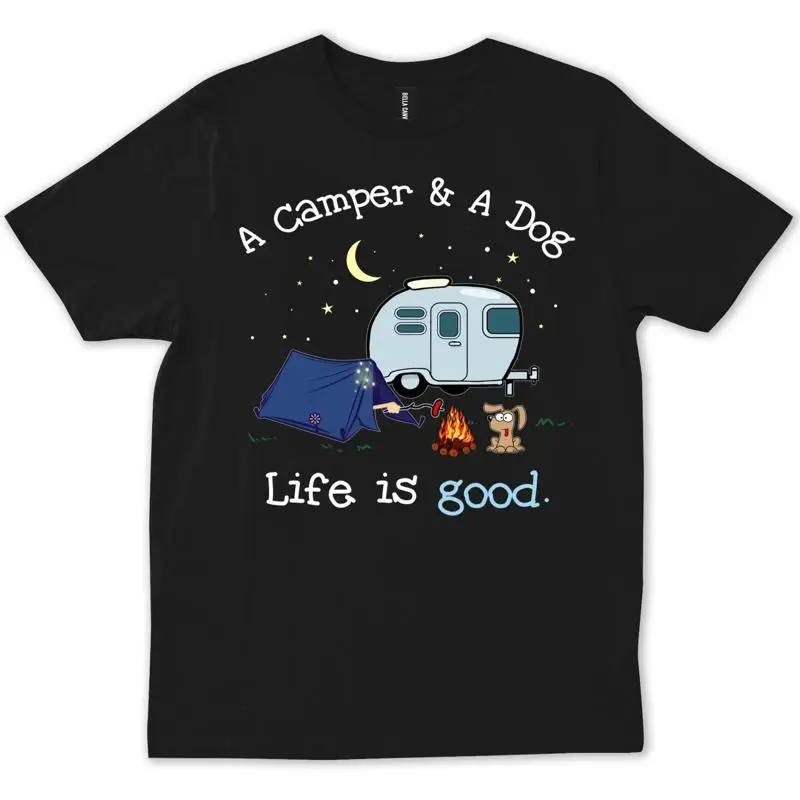 

Hiking Camping T Shirt Camp Trip Lover Vacation Squad Party Women