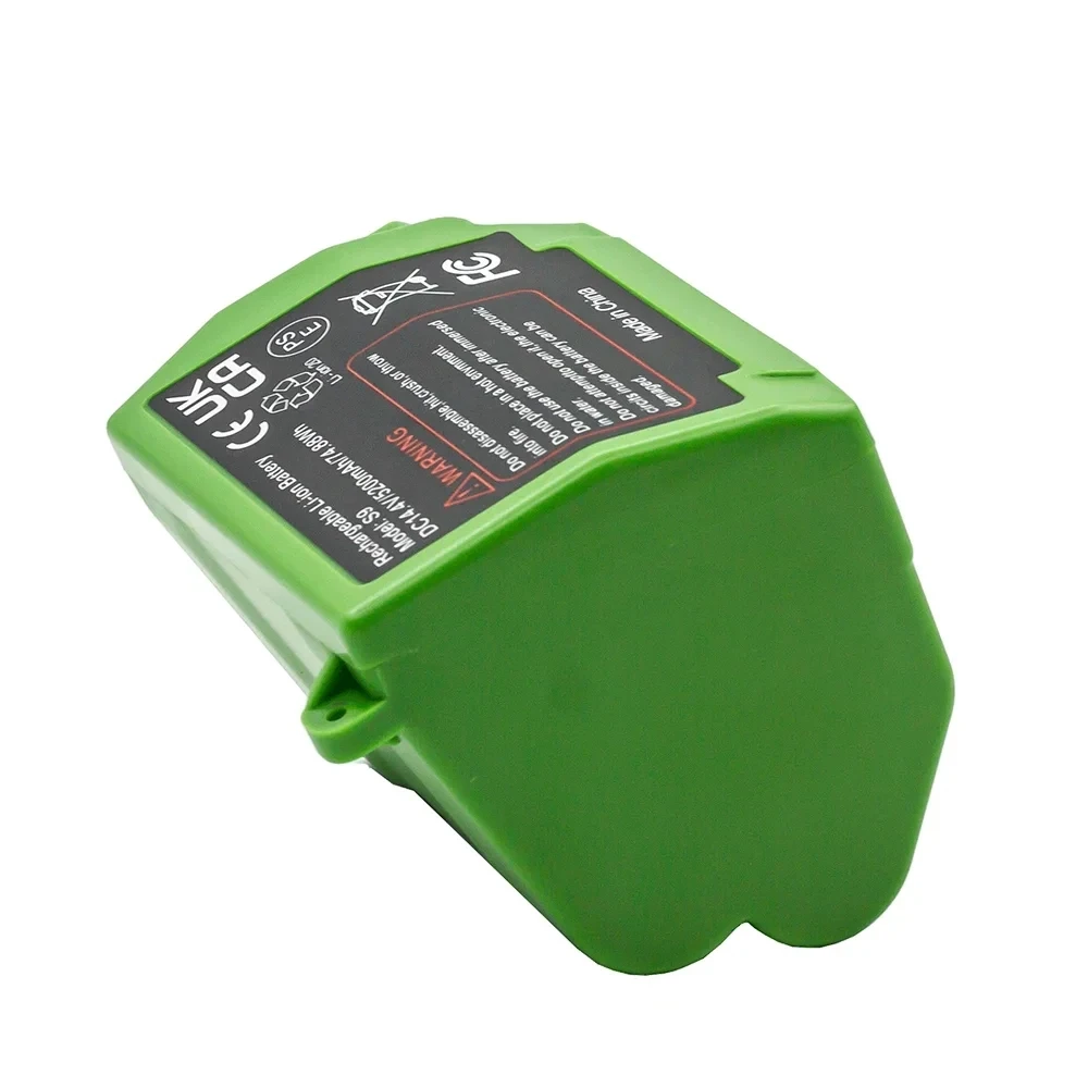 Paquete de batería recargable de iones de litio de 14,4 V, 14,8 V, 5200mAh, 6400mAh para batería de respaldo serie iRobot S9, nuevo, personalizable, venta al por mayor