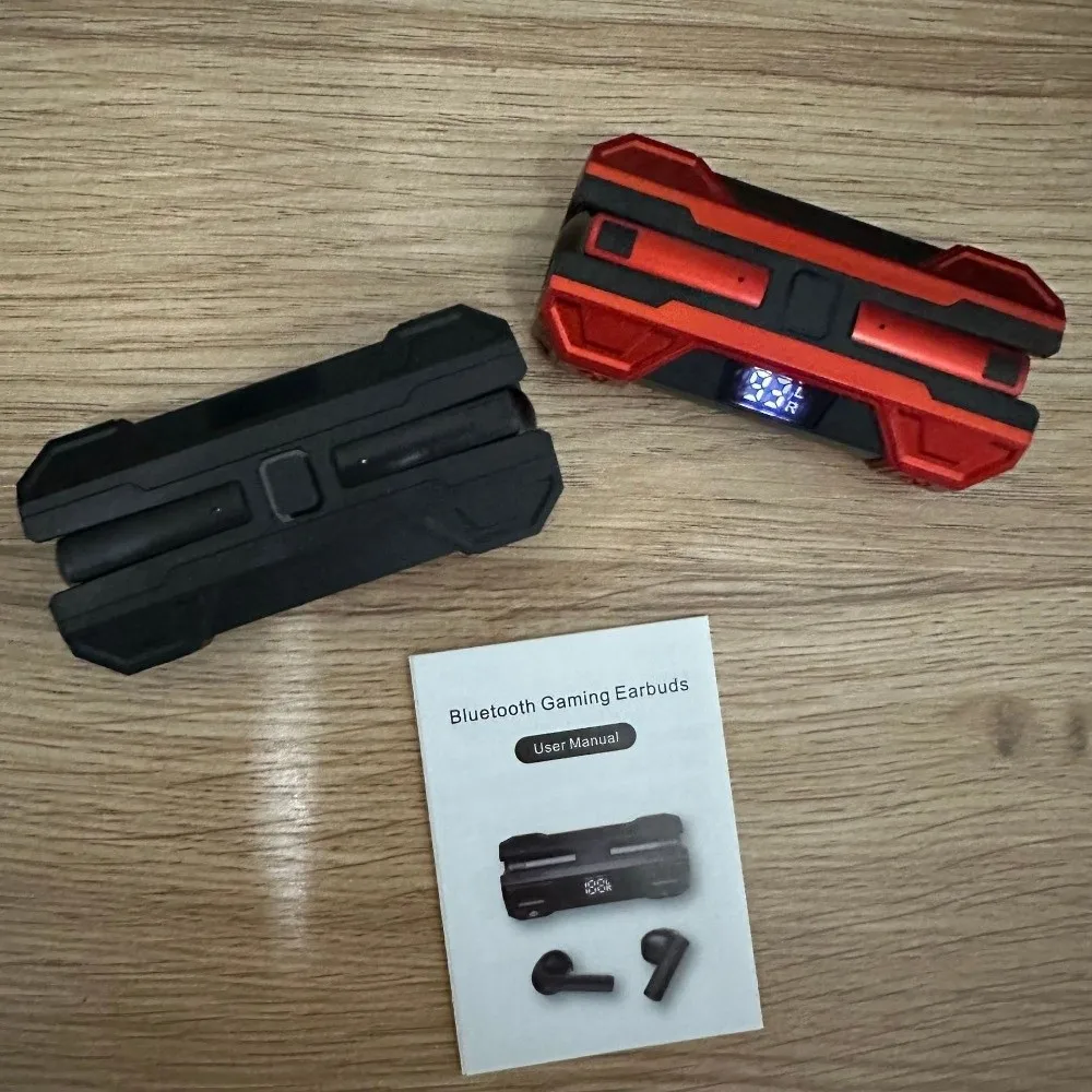

Mech Wireless Bluetooth Earphone Metal Style Noise Canceling Wireless Earphones Bilateral Mini Ergonomic Gaming Earbuds