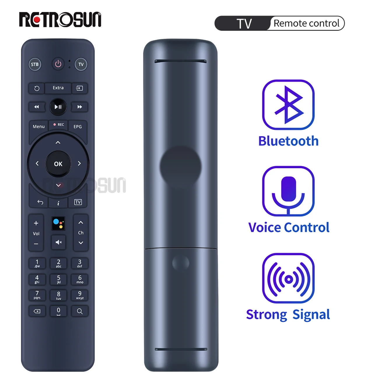 Nuevo Control remoto por voz para yettel T4HU2135/38KA KHAMSIN M2 KMNMBLE02 2ALB6KMNMBLE02