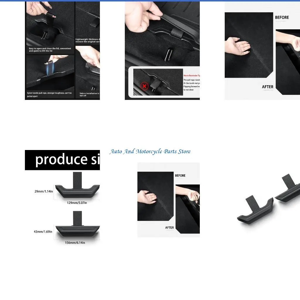 

P9FD Trunk Lelepring Assist Help Grake High Pellens ABS ABS -устойчивый