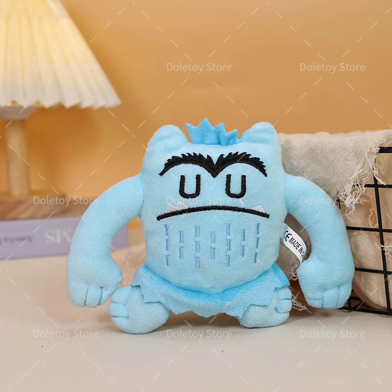 6 Stijlen Kawaii De Kleur Monster Pluche Pop Baby Sussen Kussen Zacht Dier Gevulde Emotie Plushie Poppen Voor Kinderen