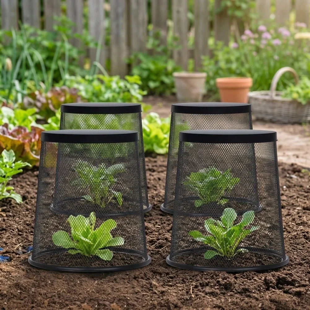 Plant Protection Covers Plants Protection Cloches For Raised Bed Vegetable Patch Reusable Airflow Sunlight Young Plant Shield