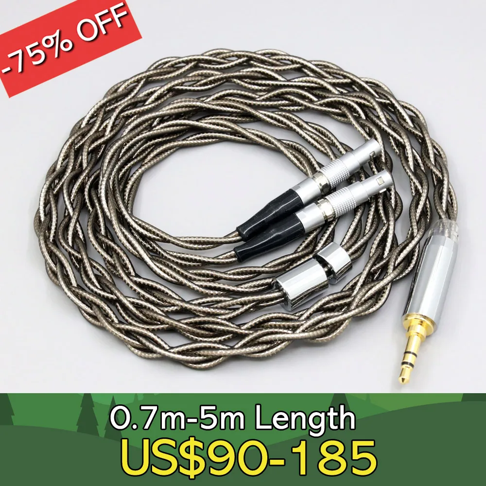 99% Pure Silver Palladium + Graphene Gold Earphone Shielding Cable For Ultrasone Veritas Jubilee 25E 15 Edition ED 8EX LN008211