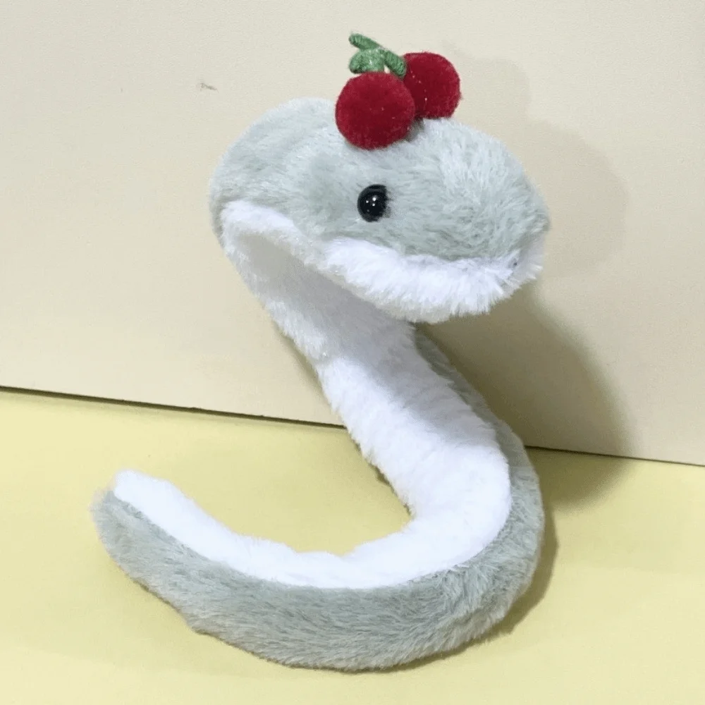 

Милая мультяшная игрушка-змея, мягкая пушистая мягкая игрушка в форме змеи, каваи, змея на день рождения