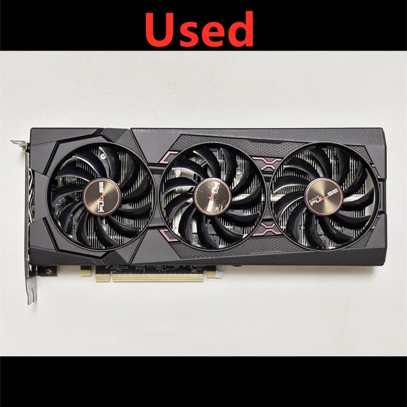 GPU AMD RX 5600XT 6GB GDDR6 192비트 데스크탑 컴퓨터 그래픽 카드 게임 그래픽 카드 PCI-Express 중고