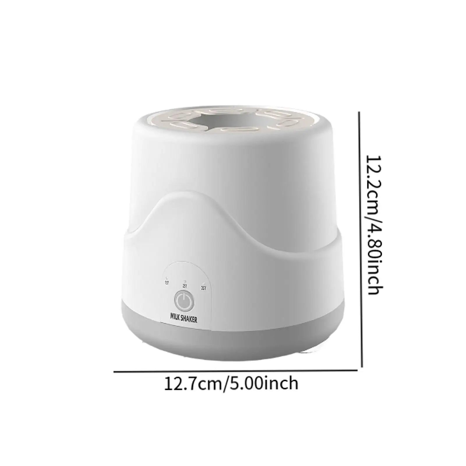 Máquina agitadora de garrafas elétrica, carregamento usb, leve, prático, agitador de leite elétrico para crianças, berçário noturno, recém-nascido