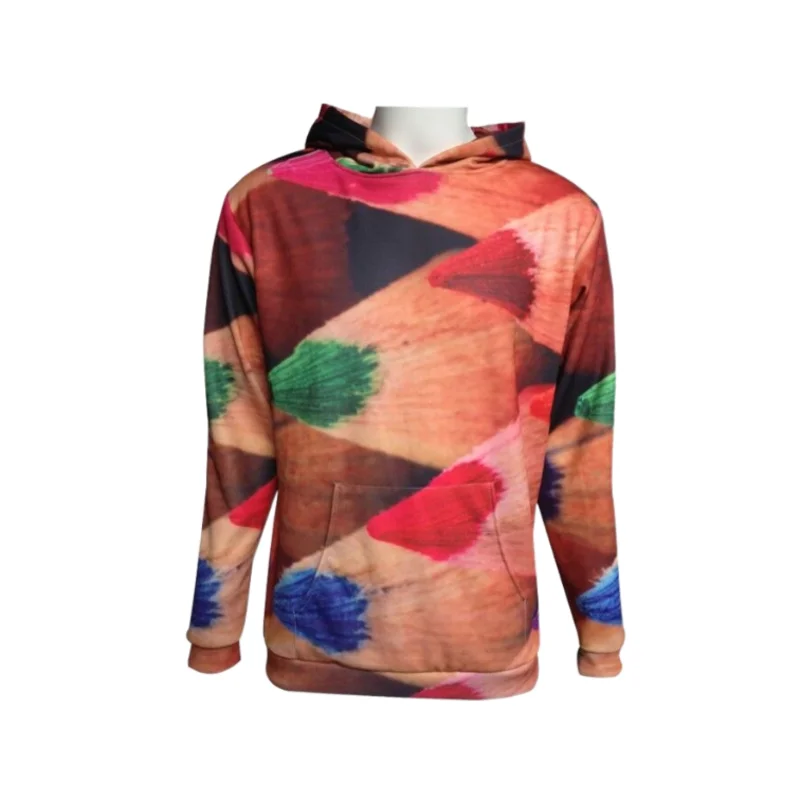 Custom Sublimation Hoodie Fashion Print Hooded Sweatshirt for Men Women Kids