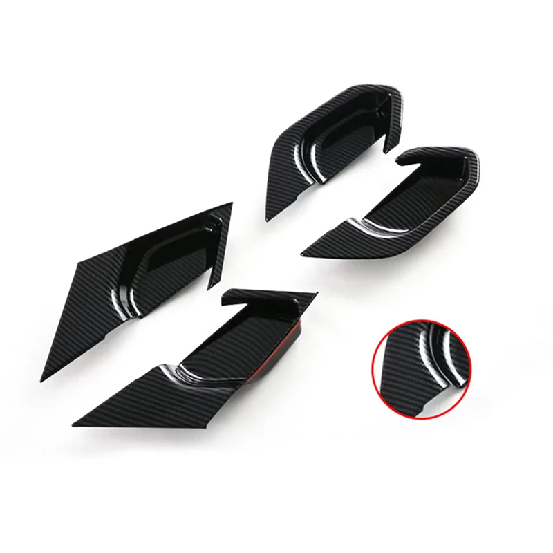 

16X For BMW 5 Series G60 2024 Inner Door Handle Bowl Cover Trim Decoration Interior Accessories ,ABS Carbon Fiber