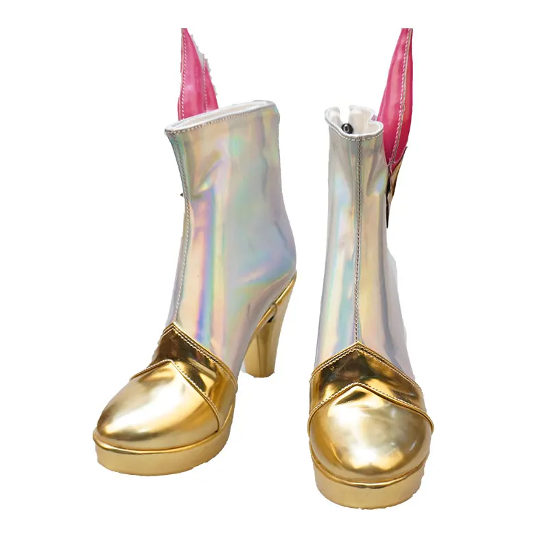 Star Guardian Kaisa Cosplay Shoes LOL Game Custom Made Boots Shoes Halloween Party Carnival Cosplay Prop Role Play Accessory