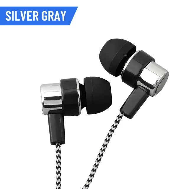 3,5 mm in-ear bedrade hoofdtelefoon 2 Basic Box Bass Stereo oordopjes Mobiele hoofdtelefoon Ruisonderdrukking Prachtige bas-stereo-oortelefoon