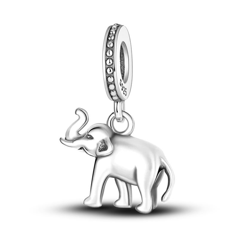 Silver Charms Beads Animal Designs for DIY Accessories