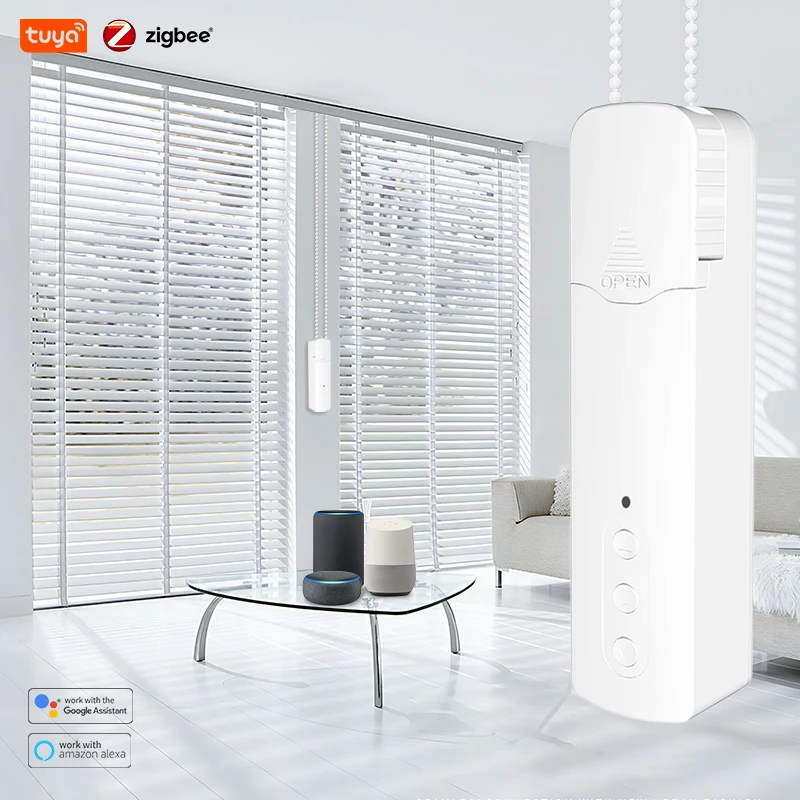 Zigbee Tuya Electric Roller Shutter Motor Blind Motorized Zebra Blinds Home Automation Connected Switch Rolloer Rolling Window
