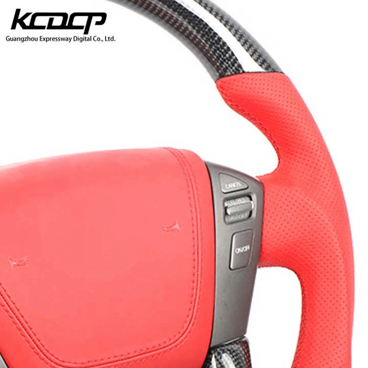 Custom Steering Wheel Fit for Nissan Patrol Y62 Carbon Fiber Steering Wheel 2012-2019