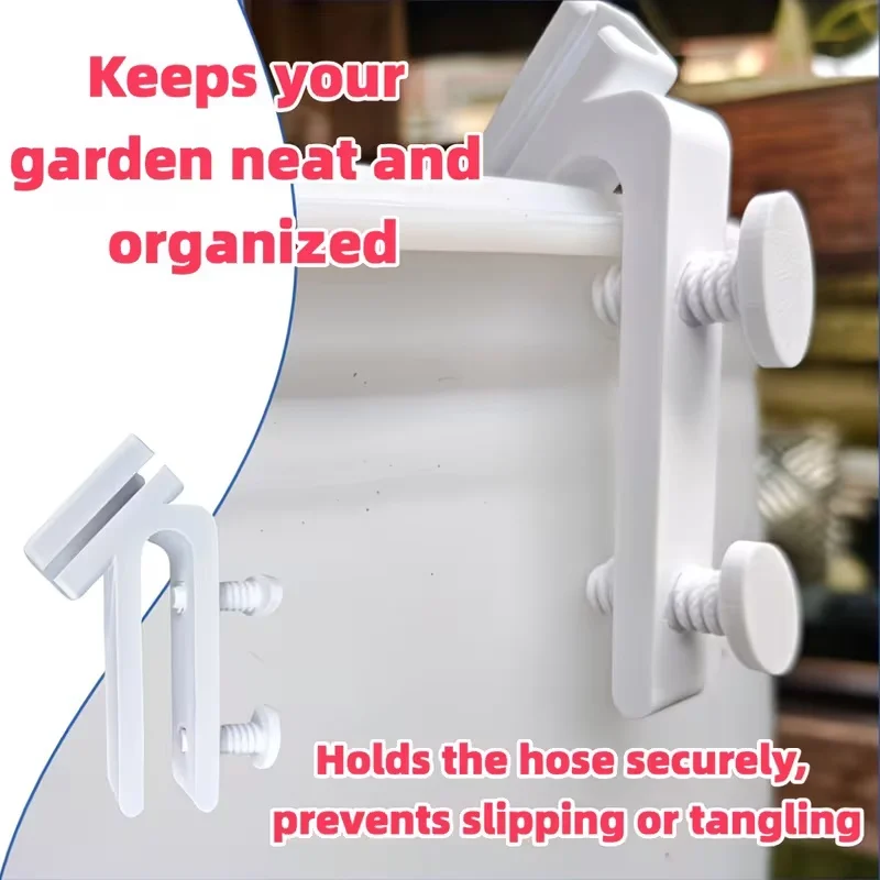 Garden Hose Holder Bucket Water Pipe Bracket Easy Install Durable Yard Organizer Accessory