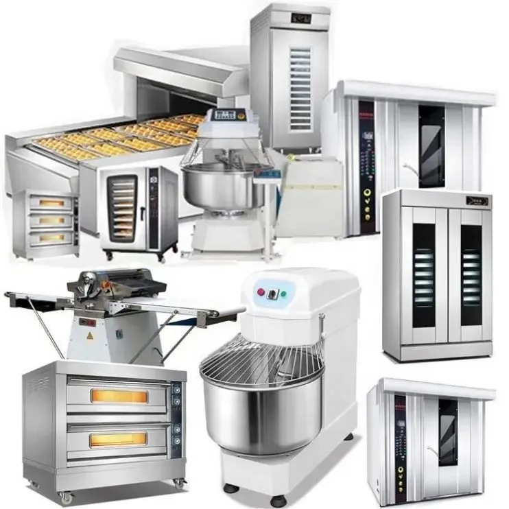 One-stop Solution  Factory Price Full Set Bread Making Machine Baking Oven One-stop Solution Baking  Bakery Equipment