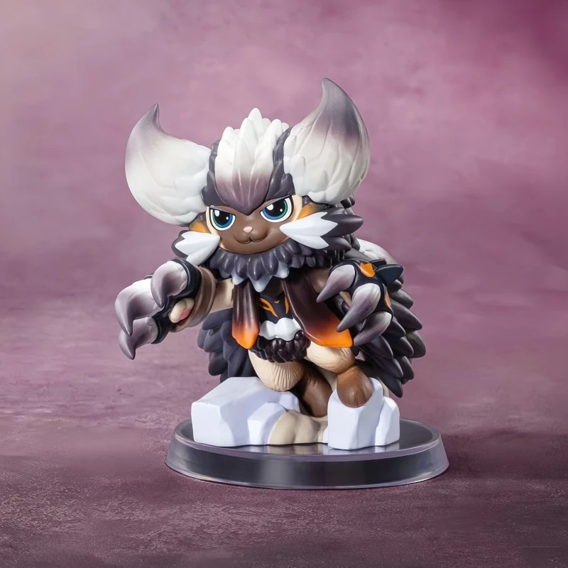 Hot Selling Genuine Stock Popmart Monster Hunter Alu Cat Series Co Branded Figurine Surprise Blind Box Toy Ornament Cute Gifts view 5