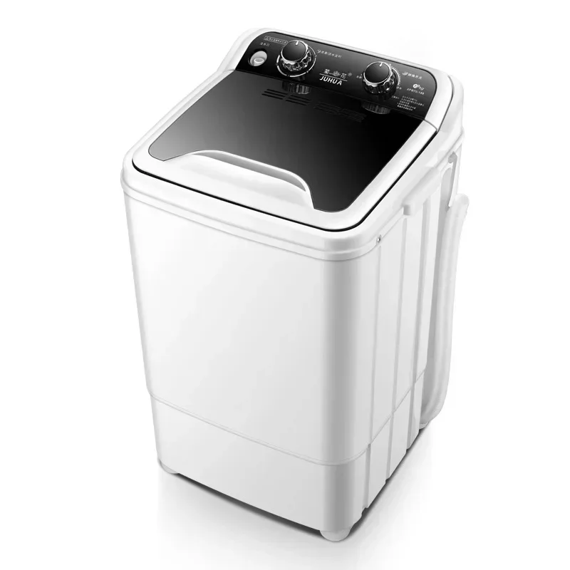 220V Small-sized Portable Mini Washer with Semi-Automatic Wash and Spin Functions for Quick Laundry A