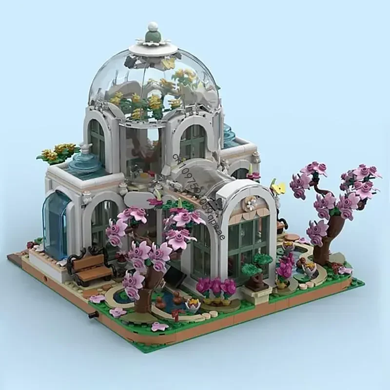 

New 2183Pcs City Street View Moc Modular Botanical Garden Model Custom Puzzle Diy Creative Ideas Kid Toy Birthday Gifts 41757