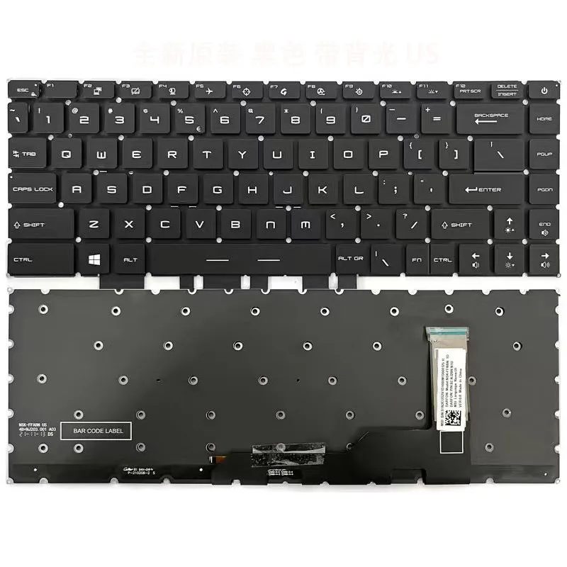 

Клавиатура для ноутбука MSI Creator Z16 Modern 14 B11MOU M16 MS1571 14C2 16V3 MS-14D1