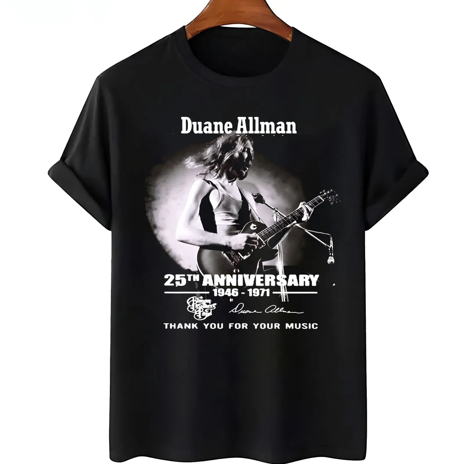 

New Duane Allman Tour Shirt New Black All Size Tee U1171 long sleeves
