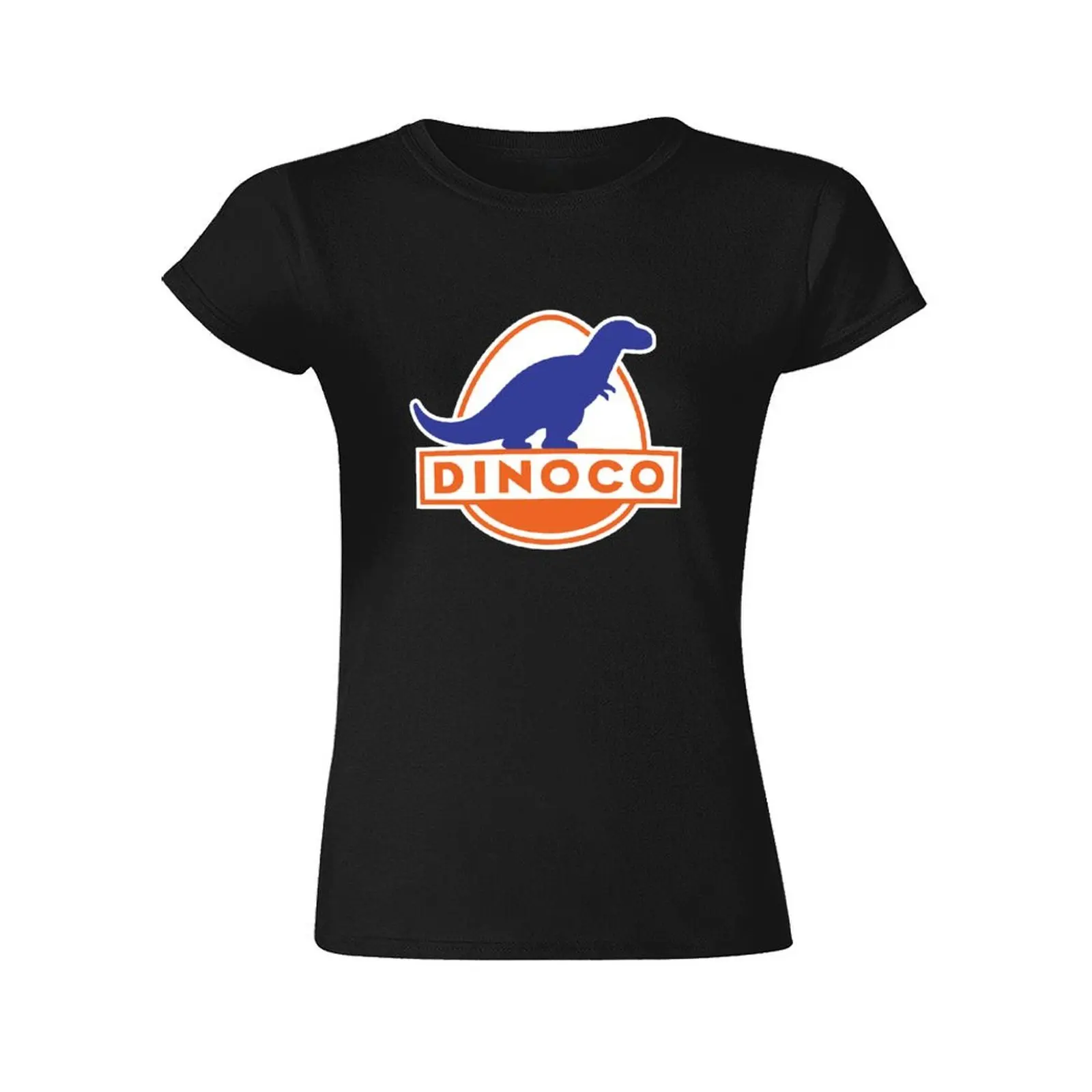 Dinoco (Cars)-Camiseta de secado rápido para mujer, camisa negra