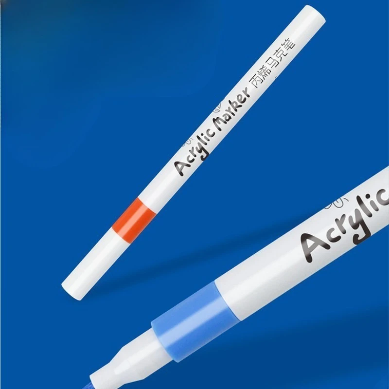 Acrylic Paint Marker Pen Set Fine Tip Waterproof for Rock Painting and DIY Crafts