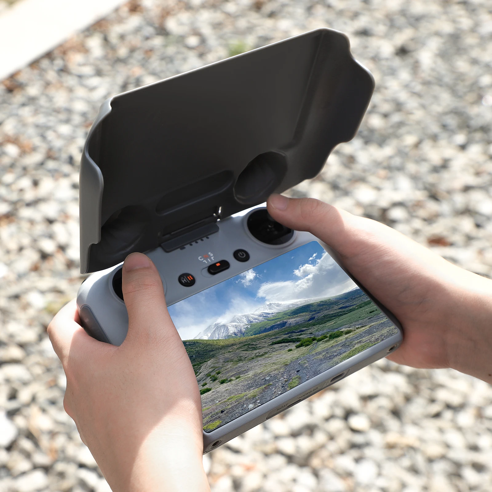 Sunnylife 3In 1 واقي للشاشة قذيفة ل DJI Mini 3 برو التحكم عن بعد الشمس هود ظلة جويستيك غطاء ل DJI RC اكسسوارات