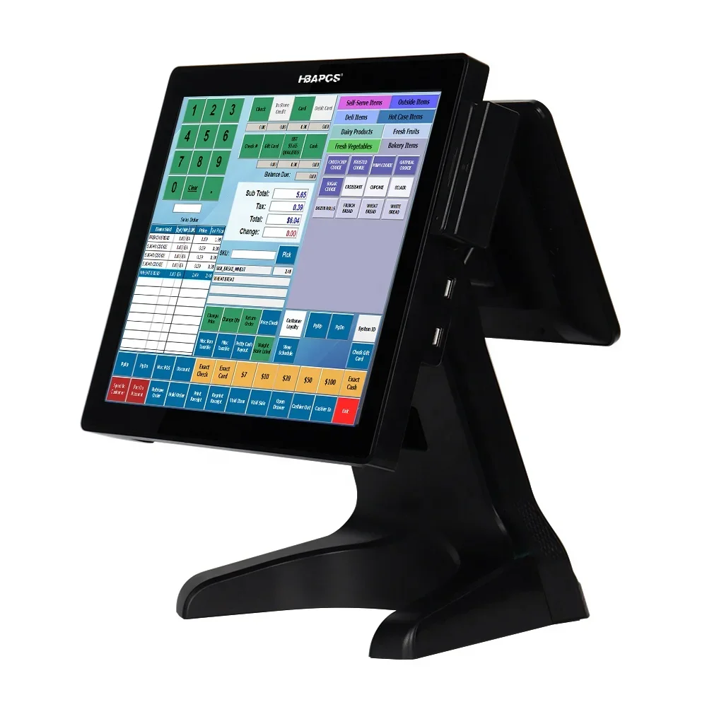

Supermarket pos system cash register manufacturer all in one pos machine wholesaler