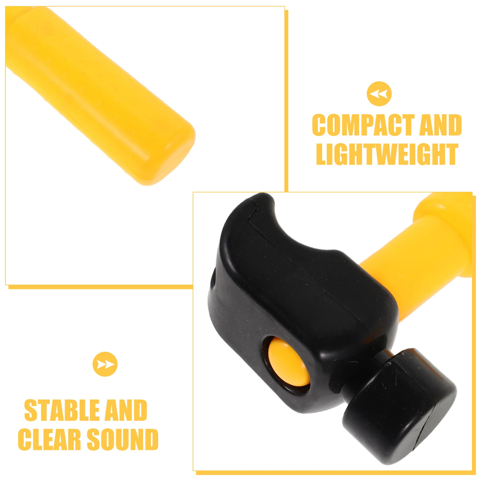 10 個子供用ハンマープラスチック製プレイツール幼児用シミュレーションマレット感覚学習ロールプレイパーティー装飾ごっこ遊び建設