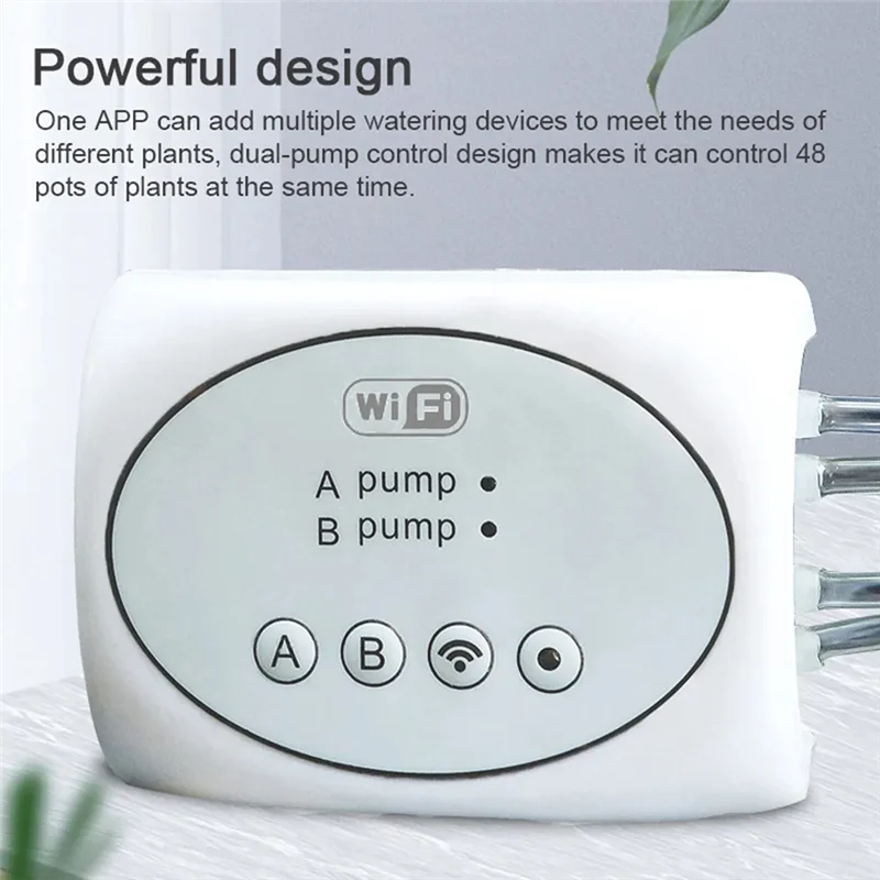 ABHU Wifi الذكية حديقة الري تحكم النبات التلقائي نظام الري بالتنقيط عدة التحكم في الهاتف المحمول (10 متر 15 وعاء) سهلة في