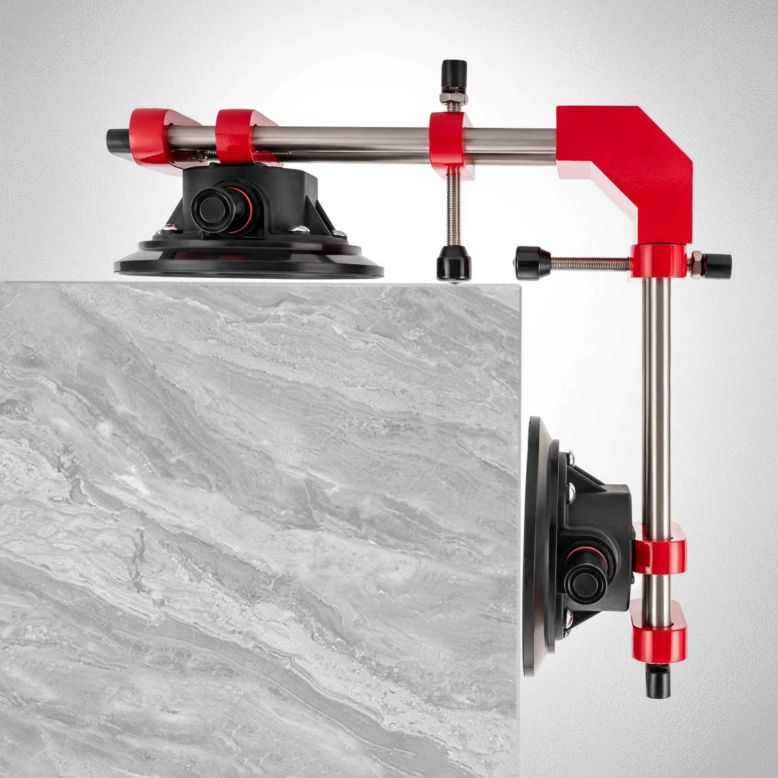 

Seamless Stone Seam Setter, 90° Right Angle,Adjustable Design, With 6.5 in Suction Cups, Seam Joiner for Tile Joining & Leveling