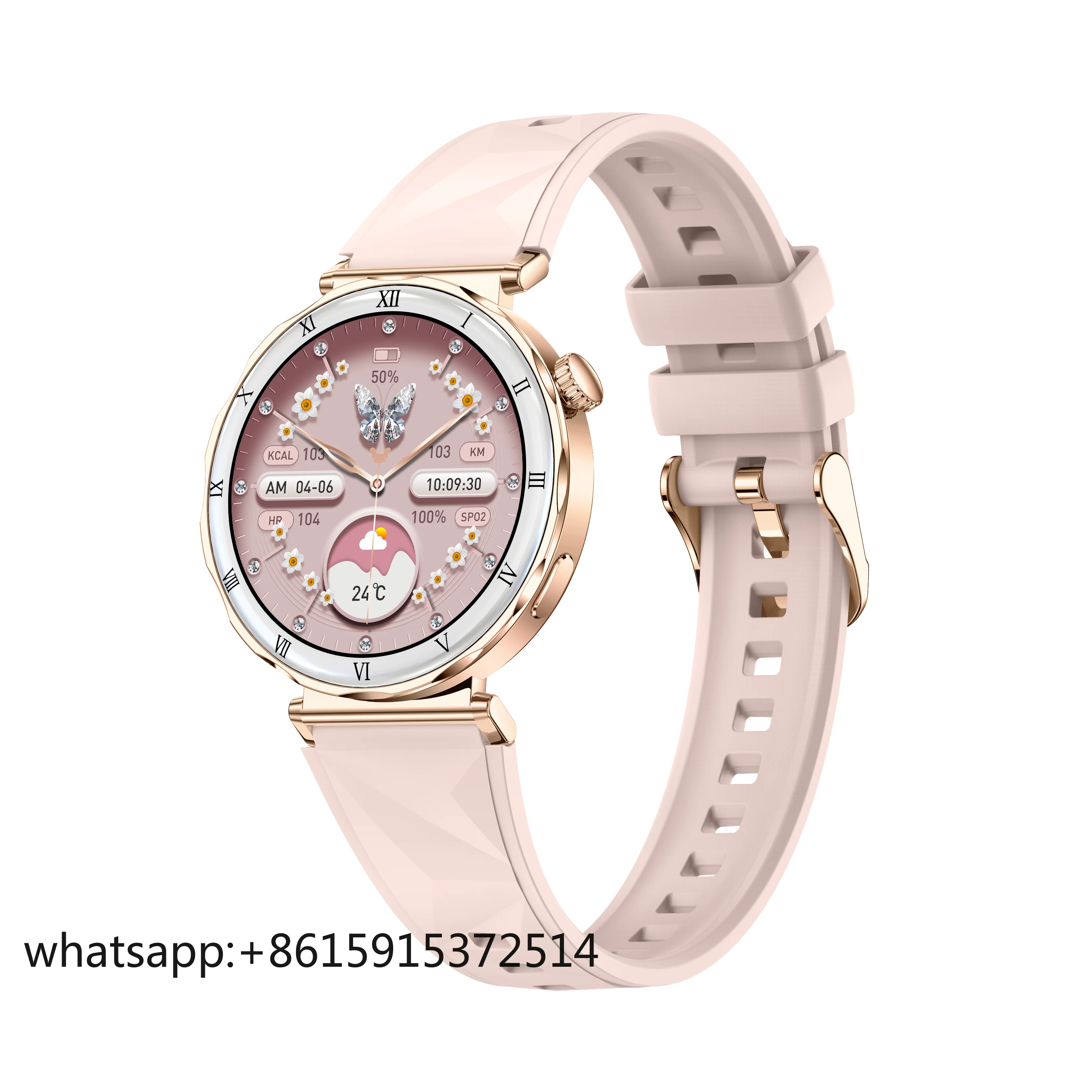 

TLCRETE I222 Women Smart Watch Wholesale Amoled Screen Waterproof IP67 IOS Magnetic Charge Remote Control BT Calling Luxury Smar
