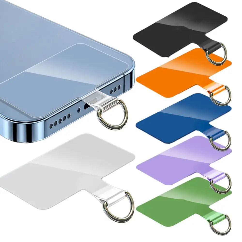 بولي TPU الهاتف المحمول مكافحة خسر الحبل طوقا مكافحة خسر انفصال الهاتف معلقة الحبل حزام التصحيح لينة حلقة معدنية سوار مشبك