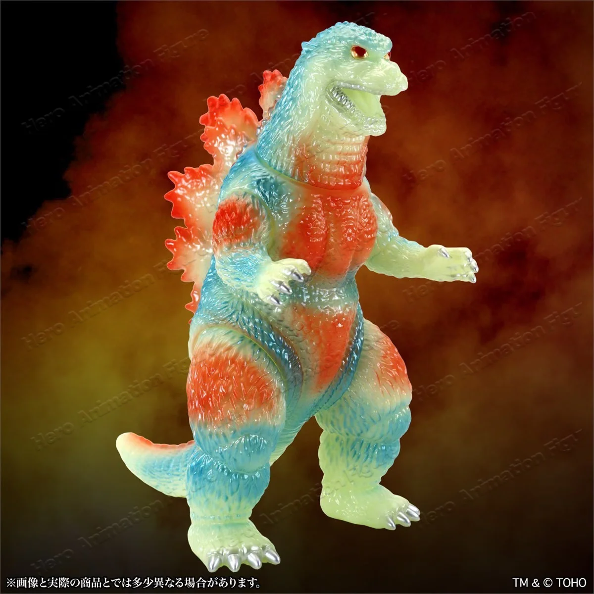 New Arrival CCP JAPAN BIG Retro Soft Vinyl Monster Godzilla 1995 1200℃ Glow-in-the-Dark Version, Shipping Soon, Collectible Gift