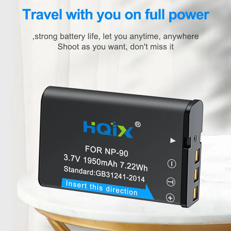 HQIX for CASIO EX-H10 FH100 H20G H15Camera NP-90 Battery Charger