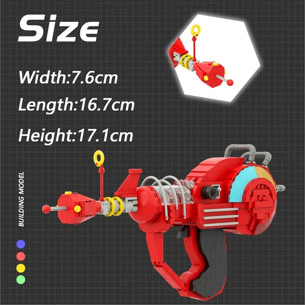 Hot Game Accessoires Zombie War Ray Guns Bouwstenen Wapens Laser Gun Kleine Deeltje Assemblage Model Kinderen Speelgoed Verjaardagscadeau