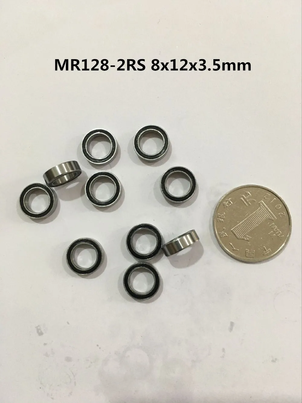 10pcs MR Series MR63-2RS MR74-2RS MR85-2RS MR105-2RS MR128-2RS MR148-2RS Miniature Model Bearing Rubber Sealed Ball Bearing