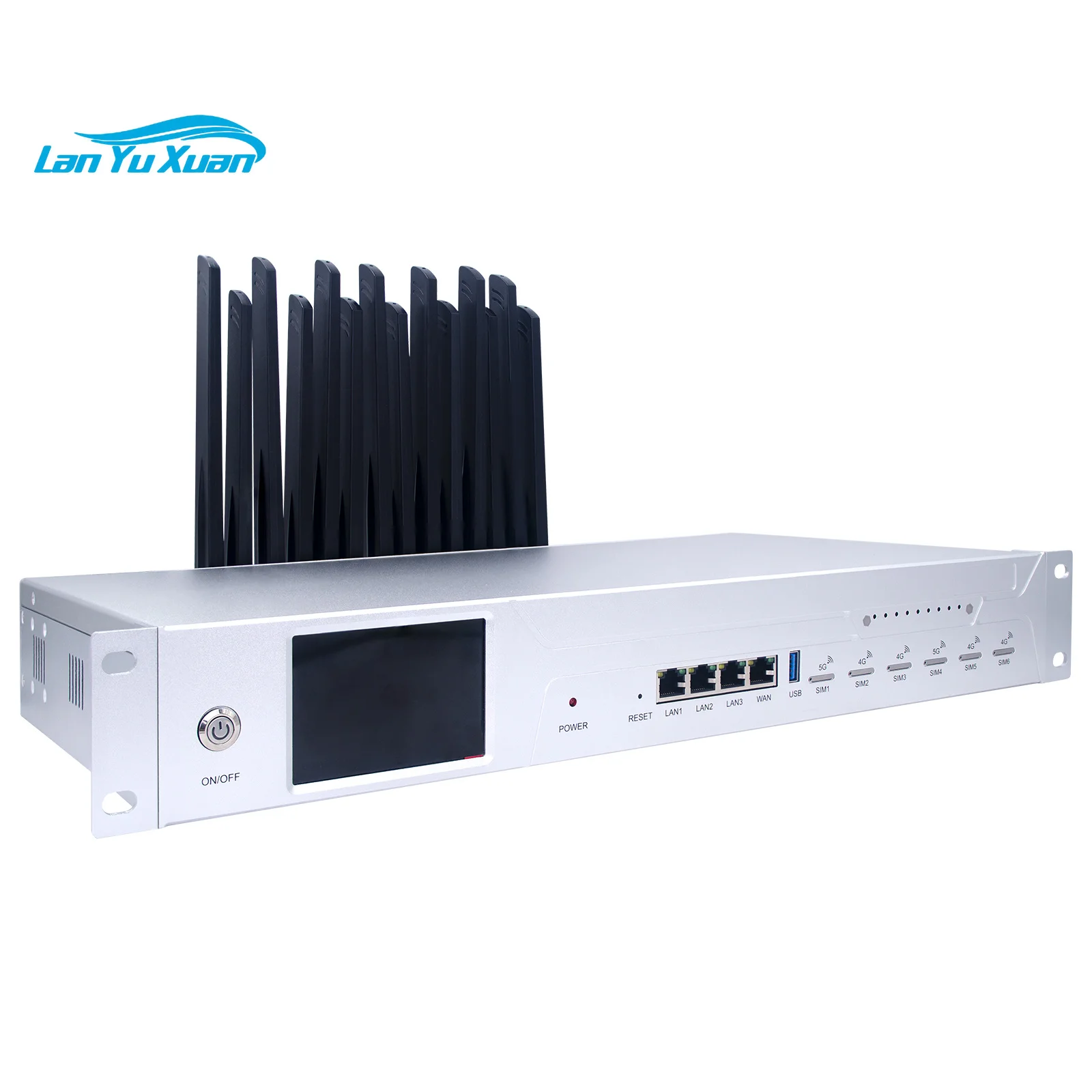 5G Multiple Sim Bonding Router Rack Mount Router RTMP Push Streaming Mobile Router Mine C6 Offer Internet for Different Devices