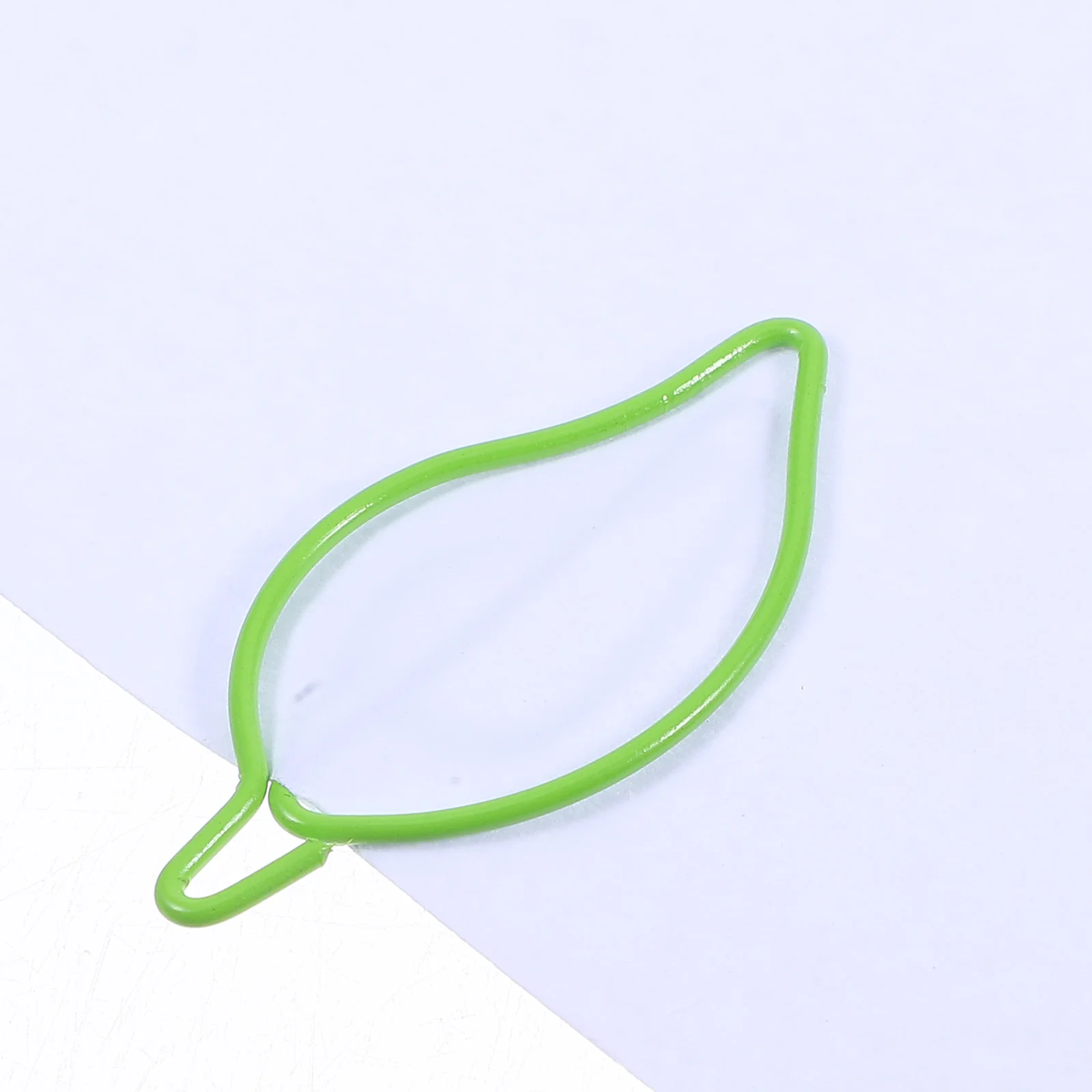 

30 Pcs Shaped Paper Clip Unique Clips Tiny Leaf Paperclips Coated Small Metal Cute Office Supplies
