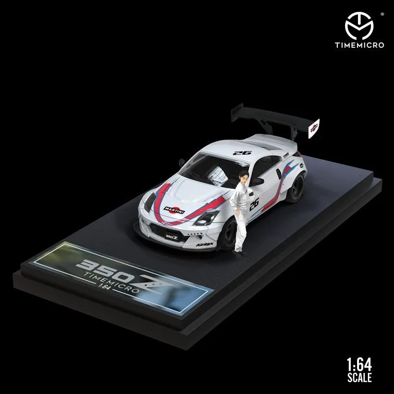 

TimeMicro1:64 350Z Martini-painted alloy car model